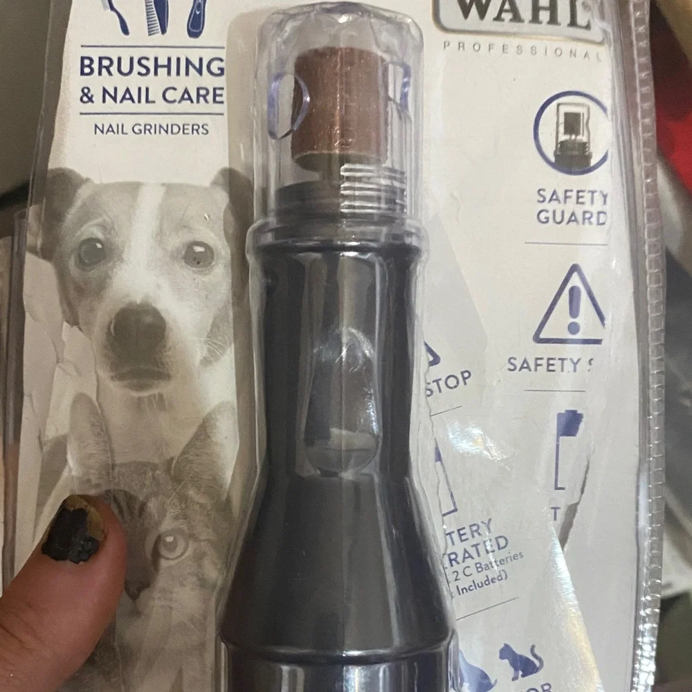 Wahl Professional Black Nail Smoother, grinds safely